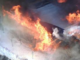 Building Fire - Sykesville Fire Station - February 2010